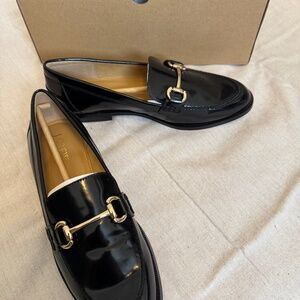 J.Crew Classic Black Loafers – Size 8.5 (Patent Leather)
